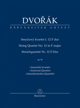 Streichquartett op.96 Nr.12 F-Dur  f�r Streichquartett Studienpartitur