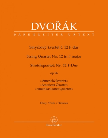 Streichquartett op.96 Nr.12 D-Fur  f�r Streichquartett Stimmensatz