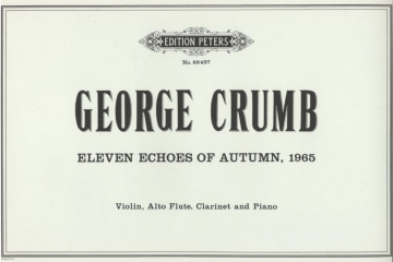 11 Echoes of Autumn for violin, alto flute, clarinet and piano