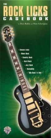 THE ROCK LICKS CASE BOOK - FOR GUITAR SCHARFGLASS, MATT, ED.