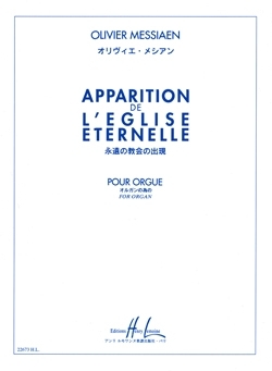 Apparition de l'eglise eternelle pour orgue