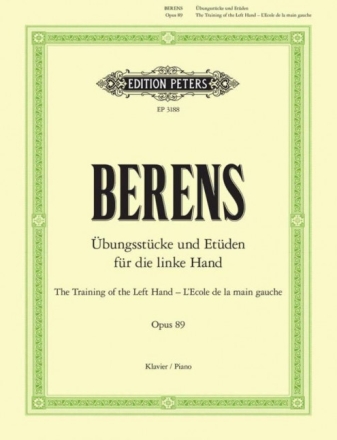 Die Pflege der linken Hand op.89 f�r Klavier