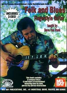 Folk & Blues Fingerstyle Guitar Gitarre Lehrbuch mit CD - Mit Gitarrentabulatur und 3 CDs
