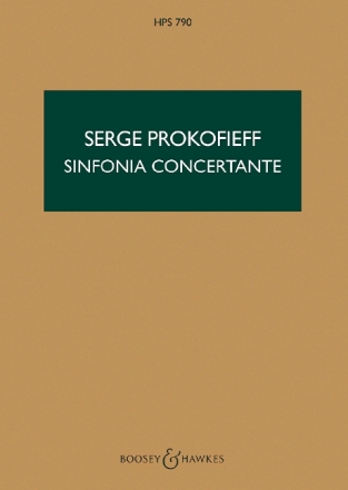 Sinfonia Concertante op. 125 f�r Violoncello und Orchester Studienpartitur