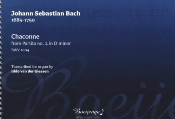 Chaconne BWV1004 for organ