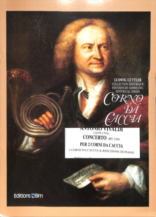 Concerto In Fa Maggiore RV 539 per 2 corni da caccia, orchestra d'archi e b.c. riduzione di piano