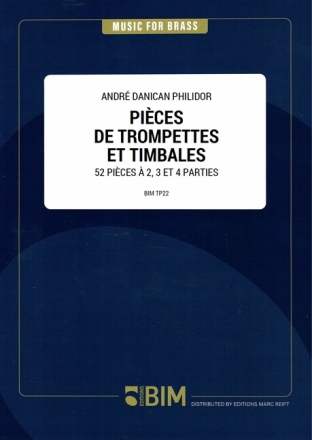 Henry Parramon, Pi�ces de Trompettes et Timbales 2 to 6 Trumpets PARTITUR + STIMMEN
