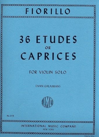 36 Studies or Capriccios for violin
