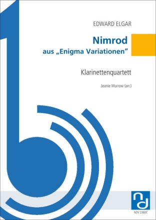 Nimrod f�r 4 Klarinetten Partitur und Stimmen