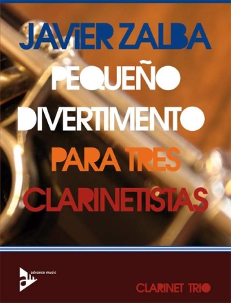 Pequeno divertimento para 3 clarinettistas partitura y particellas