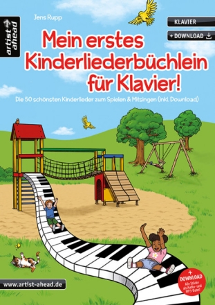 Mein erstes Kinderliederb�chlein (+Online Audio) f�r Klavier (+Text)