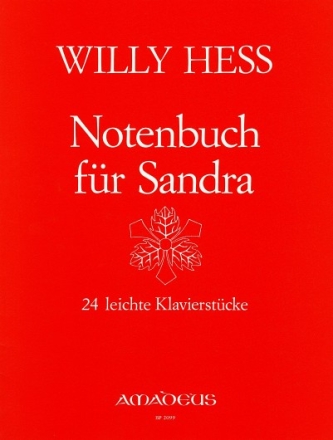 Notenbuch f�r Sandra op.109 24 leichte Klavierst�cke
