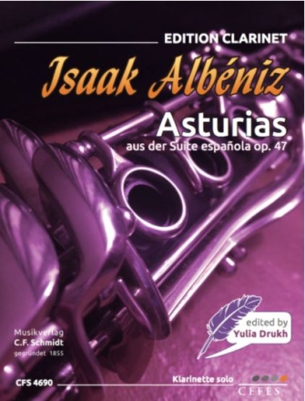 Asturias aus der Suite espanola op. 47 f�r Klarinette