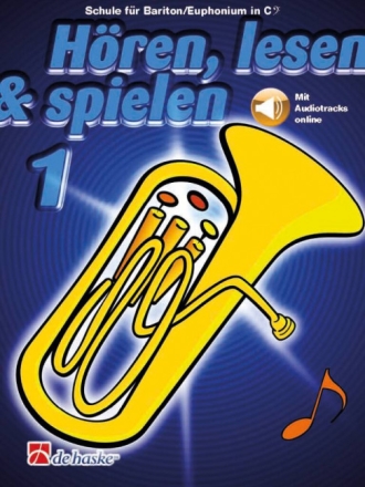 H�ren, lesen & spielen Band 1 (+Online Audio) f�r Bariton/Euphonium BC