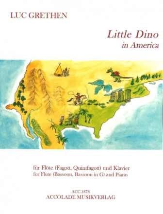 Little Dino in America f�r Fl�te (Fagott, Quinfagott) und Klavier