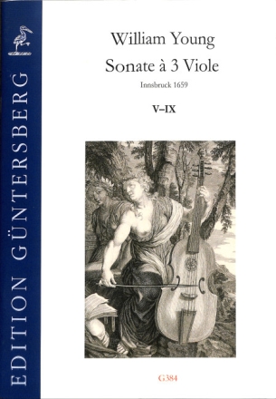 Sonate � 3 Viole (Nr.5-9) f�r 3 Gamben (DA/BB) Partitur und Stimmen
