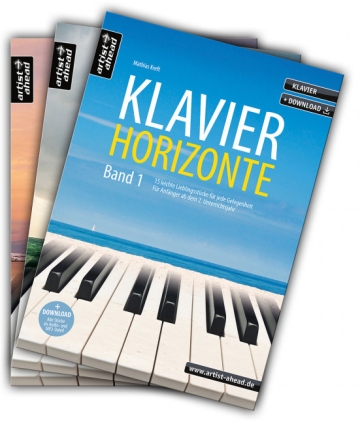 Klavier Horizonte Set (B�nde 1-3) (+Download) f�r Klavier