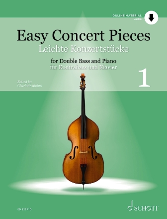 Leichte Konzertst�cke (+Online Audio) f�r Kontrabass und Klavier (dt/en)