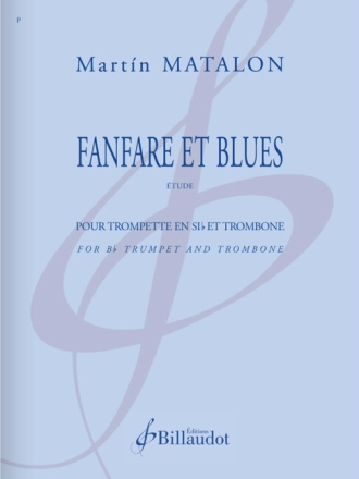 Fanfare et Blues pour trompette et trombone partition