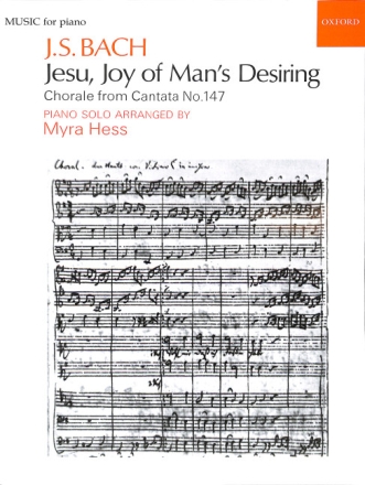Jesu, Joy of Man's Desiring for piano