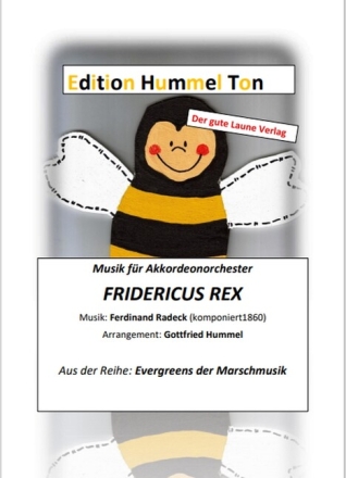 Fridericus Rex (Marsch) f�r Akkordeonorchester Partitur und Stimmen