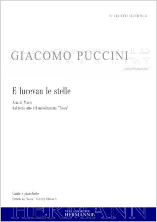 Puccini, Giacomo, Tosca - E lucevan le stelle (atto terzo) Tenor und Orchester Klavierauszug