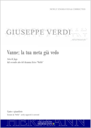 Verdi, Giuseppe, Otello - Vanne, la tua meta gi� vedo (atto secondo) Bariton und Orchester Klavierauszug