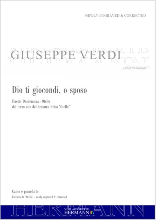 Verdi, Giuseppe, Otello - Dio ti giocondi, o sposo (atto terzo) Sopran, Tenor und Orchester Klavierauszug