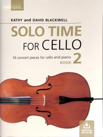 Solo Time for Cello vol. 2 (+Online Audio) for cello and piano