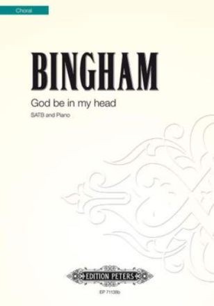 God be in my Heart (First Setting) for mixed choir and organ score