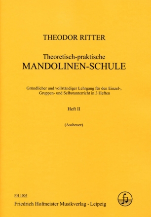 Theoretische-praktische Mandolinenschule Band 2 
