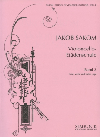 Violoncello-Et�denschule Band 2 - erste weite und halbe Lage f�r Violoncello