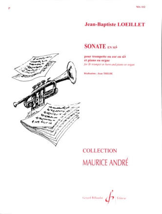 Sonate si bemol majeur pour trompete et piano ou orgue