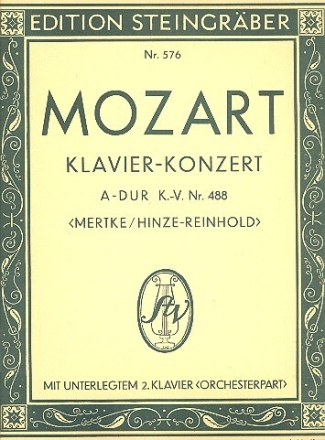 Konzert A-Dur KV488 f�r Klavier und Orchester f�r 2 Klaviere