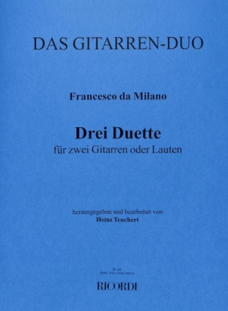 3 DUETTE FUER 2 GITARREN ODER LAUTEN