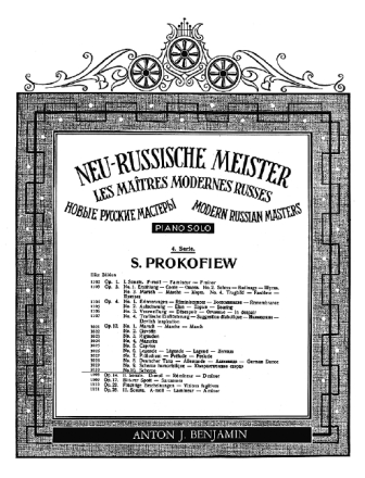 Scherzo op.12,10 f�r Klavier