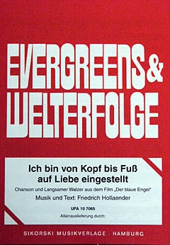 Ich bin von kopf bis Fu� auf Liebe eingestellt: Einzelausgabe