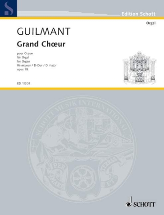 Grand choeur en r� pour orgue