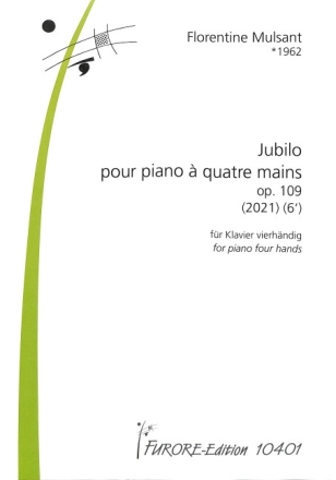 Jubilo op.109 (2021) pour piano � quatre mains