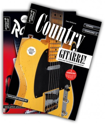Country-Gitarre & Rockabilly-Gitarre (Bundle), inkl. Download f�r Gitarre Set mit 2 B�chern