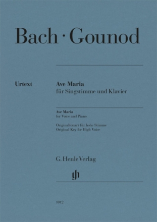 Ave Maria f�r hohe Singstimme  (original) und Klavier
