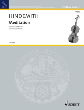 Meditation aus Nobilissima Visione f�r Viola und Klavier