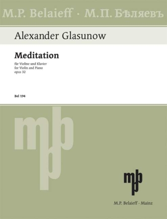 Meditation op.32 f�r Violine und Klavier