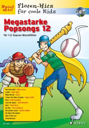 Megastarke Popsongs Band 12 (+CD) f�r 1-2 Sopranblockfl�ten
