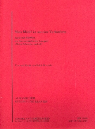 Mein M�del ist nur eine Verk�uferin Gesang und Klavier