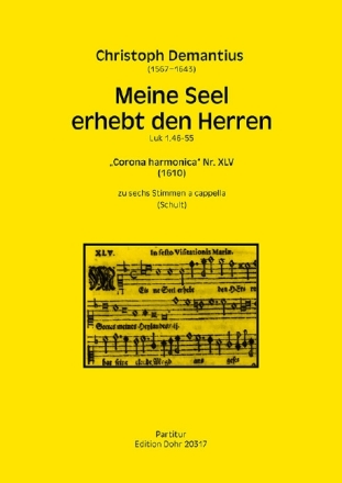 Meine Seel erhebt den Herren f�r 6 Stimmen a cappella Chorpartitur
