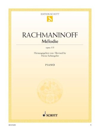 M�lodie op. 3/3 f�r Klavier