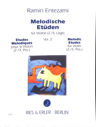 Melodische Et�den Band 2 f�r Violine (2./3. Lage)