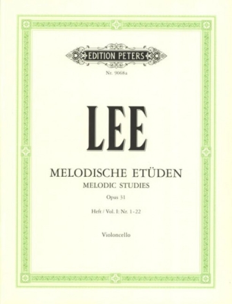 Melodische Et�den op.31 Band 1 (Nr.1-22) f�r Violoncello