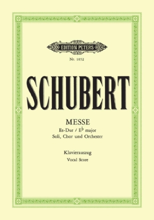 Messe Es-Dur Nr.6 D950 f�r Soli, Chor und Orchester Klavierauszug